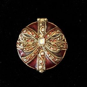 Monet Enamel Pill Box